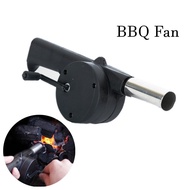 Q Fan Outdoor Barbecue Hand-Cranked Air Blower Portable Grill Fire Bellows Tool Picnic Camping Fans Kitchen Tools