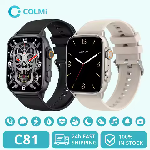 COLMI C81 2.0'' AMOLED Smartwatch Support AOD, 100 Sports Modes, IP68 Waterproof Smart Watch Men Wom