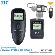 JJC RS-60E3 DSLR 100M เครื่องส่งสัญญาณ2.4GHz 56 ChannelsRF ที่จับเวลาแบบไร้สายรีโมทคอนโทรลสำหรับ Canon EOS R7 R6 RP Ra R M6 Mark II M5 60D 60Da 70D 77D 80D 90D 600D 650D 700D 750D 760D 800D 1000D 1100D 1200D 1500D 1300Dพลังยิง G5 X G3 X G1X III