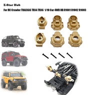 Brass Rear Axle Cup for RC Crawler TRAXXAS TRX4 TRX6  1/10 Car 4WD HB R1001 R1002 R1003 Metal Upgrad