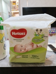 Huggies 天然加厚嬰兒濕紙巾 192片補充裝