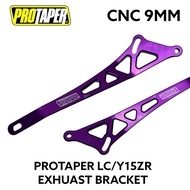 LC/Y15ZR PROTAPER CNC STD EXHAUST BRACKET 9MM PURPLE