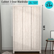 Luxe: Cubbot 3 Door Wardrobe | Storage Cabinet Organiser | Cupboard | Modern