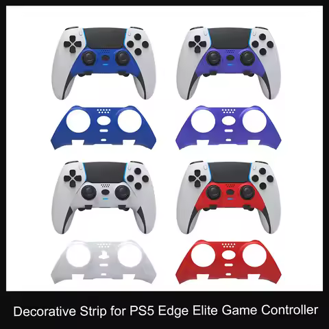 Tolex Decorative Strip for PS5 DualSense Edge Controller Replacement Shell Case Cover Gamepad Decora