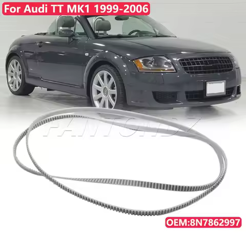 For Audi TT MK1 Roadster Windscreen Toothed Belt 8N7862997 Roof Guide Wind Deflector Rear Glass Belt