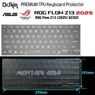 Keyboard Protector ASUS ROG Flow Z13 (2025) GZ302 - DrSkin PREMIUM TPU Clear