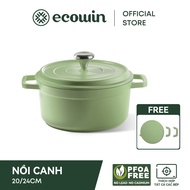 Ecowin Dutch Enameled Oven Pot Cooking Pot Stew Pot 20cm/24cm Safe for Oven Brand