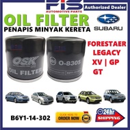 FIS Oil Filter Subaru Forester Legacy XV GP GT B631-14-302 B630-14-302 B6Y1-14-302 O-8305 Penapis Mi