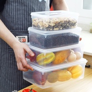 Kitchen Big Food Storage Box Plastic Container Fridge Clear Dispenser Bekas Peti Sejuk Simpan Sayur 