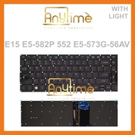 KEYBOARD - ACER E15 E5-582P 507H(WITH LIGHT) E5-573G 573G-56AV 507H 54G6 A515-51
