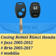 TERBARU Casing Remot Alarm Kunci Mobil Honda Jazz Brio Mobil Tombol 2