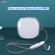 for Baseus Encok WM01 Case Protective Transparent Clear TPU Covers Bluetooth Earphone Shell Headphon