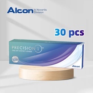 (30 PCS) Alcon Precision 1 Silicone Hydrogel Daily Disposable Lens One Day Clear Contact Lenses