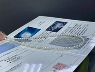 真科研貨福利啦！4.5-5mm海水珍珠akoya項鍊真科研-月之華等級稍微有點近圓 珠光蠻亮的 極微瑕