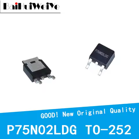 10PCS/LOT P75N02LDG P75N02 75N02 75A/25V N-Channel MOSFET Transistor TO-252 New Good Quality Chipset