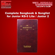 The Platinum Karaoke Complete Songbook and Songlist for KS-5 / Junior 2 (Small)