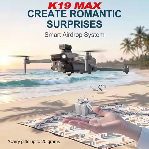 K19 MAX GPS Drone Fishing Air Drone Automatic Turnaround 5G WIFI Screen Obstacle Avoidance Drone Pro