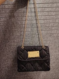 泰國品牌POSH 黑色菱格紋鏈條包