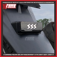 MATA Universal motorcycle cat eye reflector, rear reflector, cat eye, motorcycle reflector, fender c