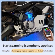 BX | Ice Blue Decorative LED Lights for Kawasaki ZX4R H2