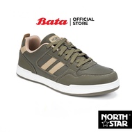Bata บาจา North Star รองเท้าผ้าใบสนีคเกอร์ แบบผูกเชือก สำหรับผู้ชาย รุ่น NEW YORK สีเขียว 8208179