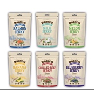 BRONCO JERKY MIX & MATCH 3 FOR $9.90 !!! MILK/BLUEBERRY/BANANA/GRILLED BEEF/SALMON/MELON+FREE GIFT