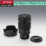 Customized Sticker For Nikon Z 35mm F1.2 S Decal Skin Camera Lens Vinyl Wrap Film Coat For NIKKOR Z3