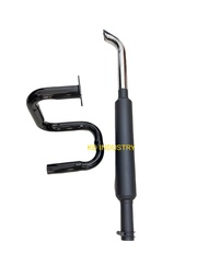 ชุดท่อลั่น คูโบต้า คอ + ท่อ รุ่น L3200 / L3408 / L3608 / L4508 / L4708 / L5018 Kubota ชุดท่อไอเสีย ป