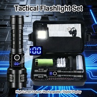 LED Ultra-Bright Rechargeable Flashlight, IP67 Waterproof Rating, for Outdoor and Emergency Use