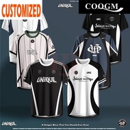 【Custom Name & Number】UNIQUE NATION SPORT MICROFIBER DIAMOND SIMPLE CASUAL JERSEY FOR UNISEX