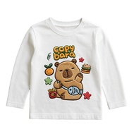 JEJE KIDS Children's T-shirt with 3D CAPYBARA MOTIF, LONG SLEEVES