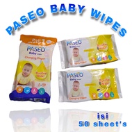 Wet tissue 50 sheets baby wipes tissue/ non-alcoholic/ wet tissue/ baby tissue/