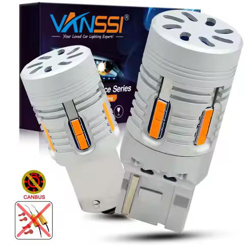 Super Bright 23W Amber Yellow Canbus T20 7440 WY21W/PY21W BAU15S 7507/1156 BA15S P21W LED Turn Signa