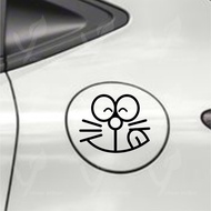 CUTE CAR TANK CAP STICKER CUTTING COOL DORAEMON CAR STICKER Cool Doraemon Car Sticker/