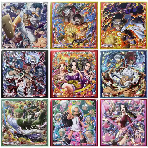 Anime One Piece NKP Cards Luffy Zoro Ace Sabo Nami Hancock Robin Collection Cards Christmas Birthday