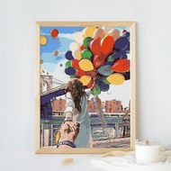 牽手紐約 創意數字油畫 【風景款】