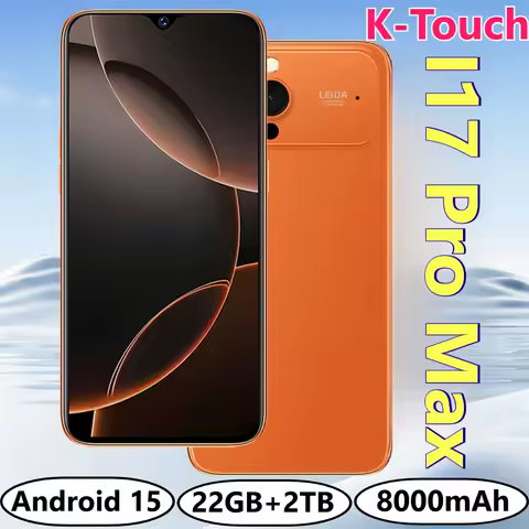 K-Touch Hot I17 Pro Max 7.0 HD Mobile Phones 8000mAh Smartphone 22GB+2TB Cell Phone Android 15 High-