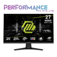 MSI MAG 274QF X24, 27"/WQHD/Flat/Rapid IPS/240Hz 1ms(MPRT)/0.5ms(GtG) (3 YEARS WARRANTY BY CORBELL T
