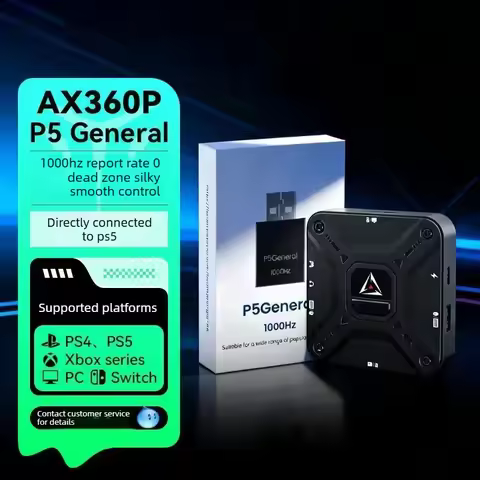 Gamwing Ax360P Keyboard Mouse Adapter for NS,PS5,PS4, Xbox One/Series /X/S, MnK Converter for Playin
