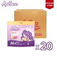 【1 Carton】Andlove Menstrual Pants Sanitary Pad 卫生裤夜安裤 20Pack/60Pcs