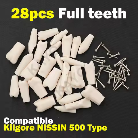 Dental Teeth Model Typodont Screw-in Replacement Teeth fit NISSIN 500 Type Dentistry Preparation Tra