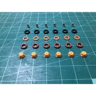 BMW 6-Cylinder Injector Repair Kit Stainless Steel Filter E20 E85 91 95 1 Set 30 Pieces