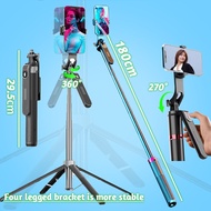 CAHAYA Tnw P180 Multifunctional Bluetooth 180cm Tripod Selfie Stick, Retractable Gopro Camera Light 