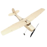 Mainan RC Pesawat Terbang Cessna L-19 Potongan Laser Kayu Balsa