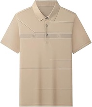 MMLLZEL Casual Mens Polo Shirt Lapel Golf Short-sleeve Business Daily Tops T-shirt Leisure Men Clothing (Color : D, Size : 2XL code)