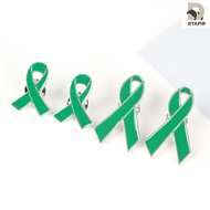 [Ready Stock] Green Ribbon Mental Health Awareness Enamel Pin