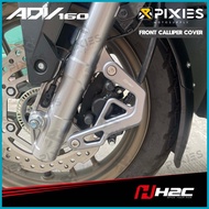 ☃ ◲ ✆ H2C FRONT CALIPER COVER for HONDA ADV 160 / PCX 160