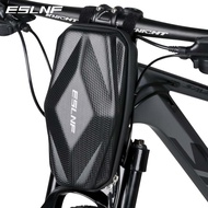 ESLNF EVA Hard Shell Bike Bag Waterproof Bicycle Front Bag fit for Scooter Big Size 1.5L Handlebar Storage Bag