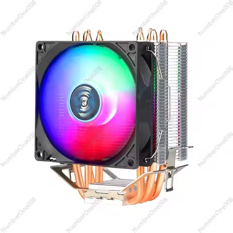 CPU Radiator Host Fan 4 Copper Tube 1155 Silent Amd Desktop Computer AM4 Cooling Fan