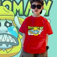 Zoonomaly GAME XN20 Logo Print T-Shirt For Children Children's Fashion Short Sleeves